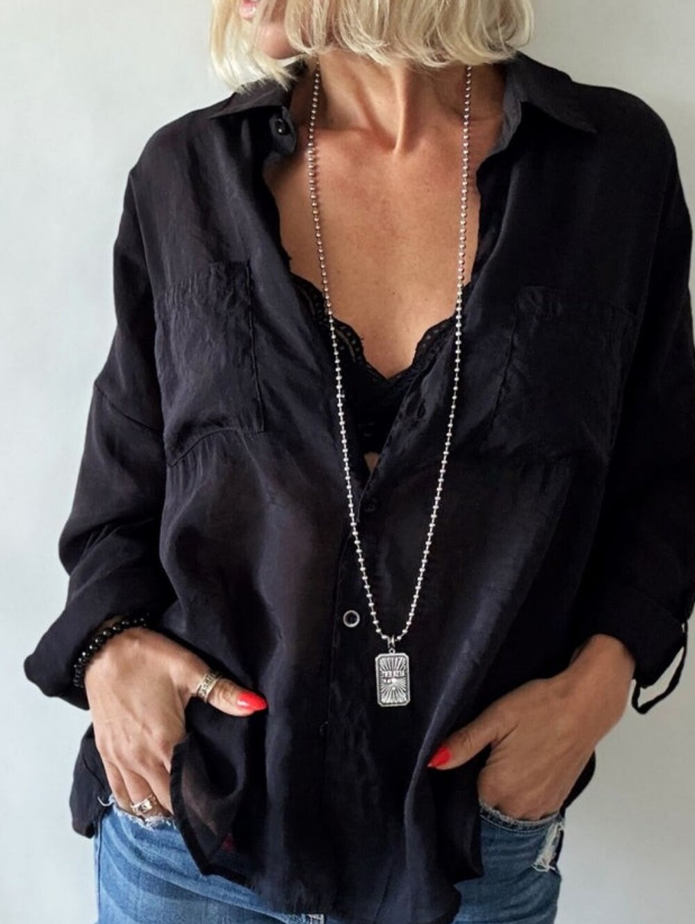 Katia Design Black Goddess Shirt M/L